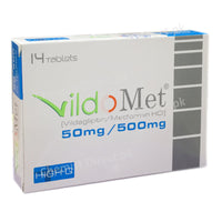 Vildomet 50/500mg Tablets