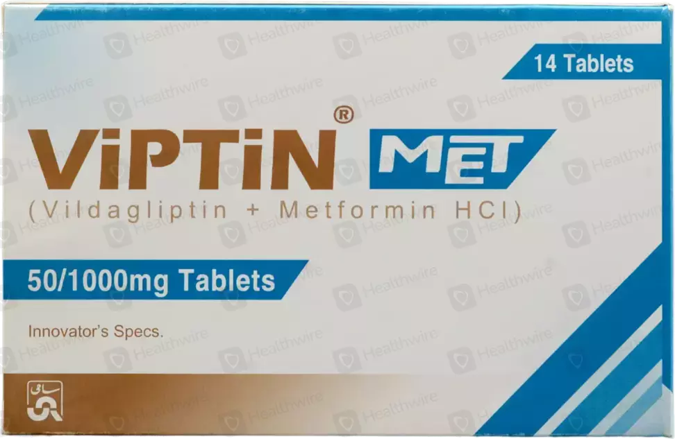 Viptin Met 50/1000mg Tablets