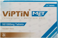 Viptin Met 50/1000mg Tablets