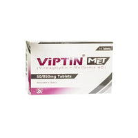 Viptin Met 50/850mg Tablets