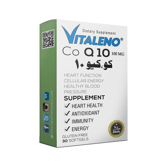 Vitaleno CO Q 10 30 100mg Capsules