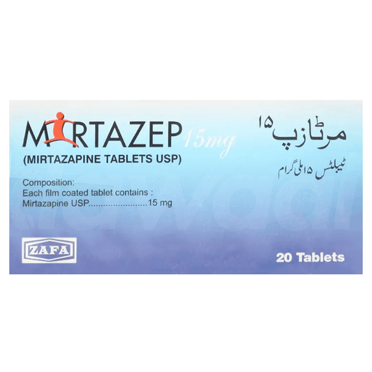 Mirtazep 15mg Tablets