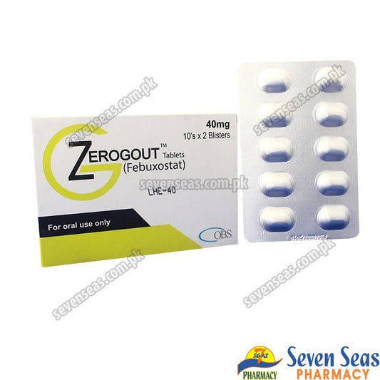 Zerogout 40mg Tablets