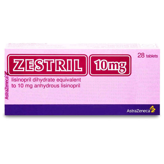 Zestril 10mg Tablets (28s)