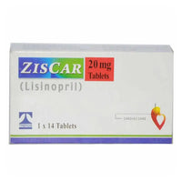 Ziscar Stk 20mg Tablets