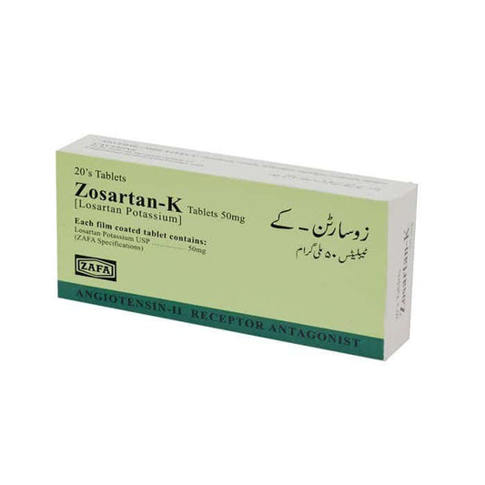 Zosartan K Stk 50mg Tablets
